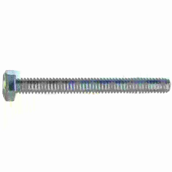 Midwest Fastener Grade 5, 1/4"-20 Hex Head Cap Screw, Zinc Plated Steel, 2-1/2 in L, 5 PK 933891 - main